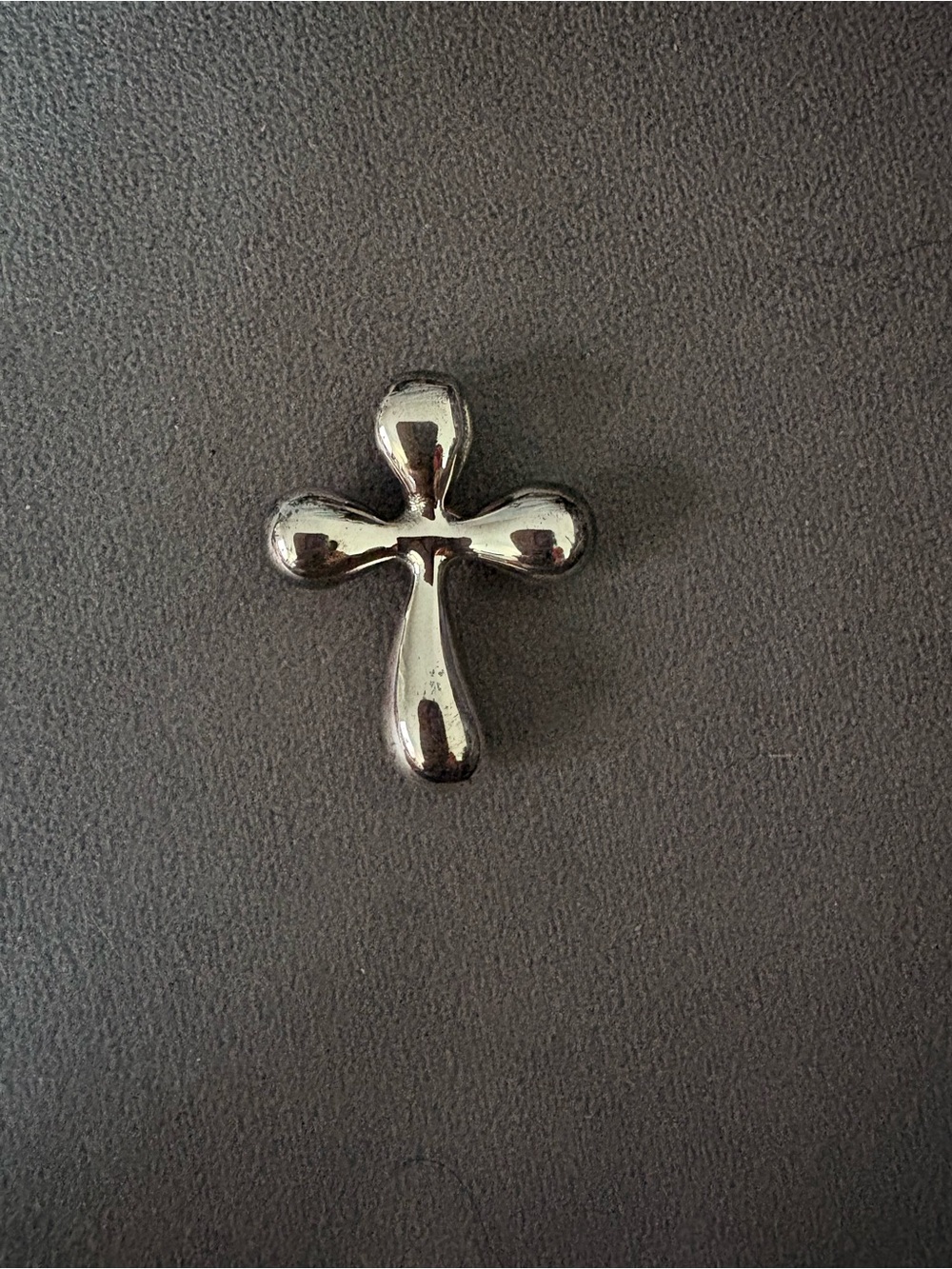 925 Silver Cross Bubble Pendant for a Necklace -